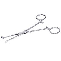 Djciw 6 Tragus Septum Forceps Bucket End Tragus Septum Clamp Pliers316L Stainless Steel Tragus Ear Piercing Forceps Piercing