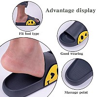 Uonesone Womens Slides Pillow Slippers Sandals For Men Unisex Non Slip Quick Dry Shower Shoes Indoor Outdoor Open Toe Spa Bath P