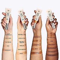 It Cosmetics Cc Nude Glow Lightweight Foundation Glow Serum With Spf 40 With Niacinamide Hyaluronic Acid Green Tea Extra