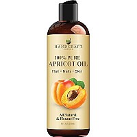 Handcraft Blends Apricot Kernel Oil 8 Fl Oz 100 Pure And Natural Premium Grade Oil For Skin And Hair Carrier Oil Hair