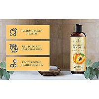 Handcraft Blends Apricot Kernel Oil 8 Fl Oz 100 Pure And Natural Premium Grade Oil For Skin And Hair Carrier Oil Hair