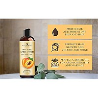 Handcraft Blends Apricot Kernel Oil 8 Fl Oz 100 Pure And Natural Premium Grade Oil For Skin And Hair Carrier Oil Hair