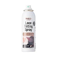 Red By Kiss Lace Tinting Spray Quick Dry Skin Tone Matching For Lace Wig Transferproof No Smudging Long Lasting Precisio