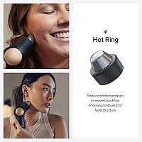 Theraface Pro Hot And Cold Rings Facial Therapy Care Device Attachment Kit To Improve Skin Radiance And Blood Flow And Reduce