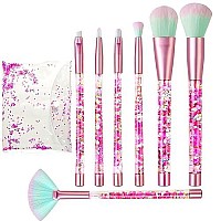 Makeup Brush Set Unicorn Elf Glitter Unicorn Foundation Sparkles Cute Fan Powder Blush Lip Highlight Eye Shadow Eyebrow Makeup B