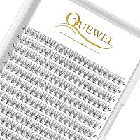 Quewel Cluster Lashes 240Pcs Individual Lashes 10D 010D Curl 10Mm Knotfree Lash Extensions Clusters Lashes Softnatural False