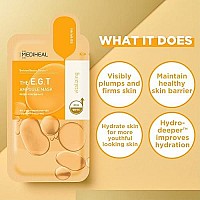 Mediheal Official Best No1 Korean Sheet Mask Egt Ampoule Face Mask 10 Sheets For Intensely Nourishing Firming Moisturizing Wi