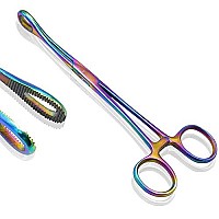 Odontomed2011 6 Mini Sponge Body Piercing Forceps Multi Color Rainbow