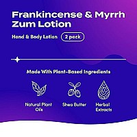 Zum Hand And Body Lotion Frankincense Myrrh 6 Fl Oz 2 Pack