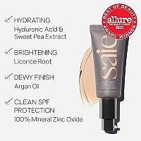 Saie Slip Tint Spf 35 Tinted Moisturizer Light Coverage Moisturizer Broad Spectrum Zinc Oxide Sunscreen With Hydrating Hyalu