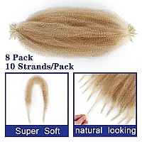 Springy Afro Twist Hair 24 Inches Preseparated Marley Twist Braiding Hair 8 Pack Spring Twist Hair Afro Twist Hair For Soft Loc