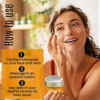 Vitamin C Moisturizing Cream Organic Glowing Skin Antiaging Rejuvenating Boosting Collagen Hydrating For Dull Dry Sensit