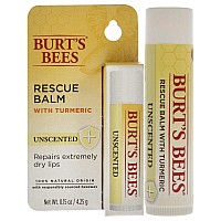 Unscented Rescue Balm By Burts Bees For Unisex 015 Oz Lip Balm