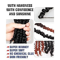 10 Inches 9 Packs Passion Twist Crochet Hairmixed Color Combo Pack7 Packs 1B2 Packs T1B350 Pretwisted Pre Looped Synthetic