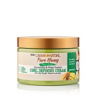 Creme Of Nature Avocado Hair Cream Curl Cream For Curly Hair Honey And Avocado Collection 115 Oz