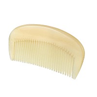 Premium Quality 100 Handmade Anti Static Natural Sheep Horn Comb Professional Detangling Massage Comb Semicircle Sty1