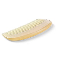 Premium Quality 100 Handmade Anti Static Natural Sheep Horn Comb Professional Detangling Massage Comb Semicircle Sty1