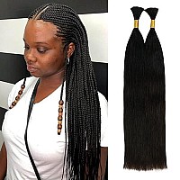 Starlet Micro Braiding Hair Human Bulk Hair Wet And Wavy Super Bulk 20 Inch 200G 4Bundles Virgin Human Braiding Hair For Micro