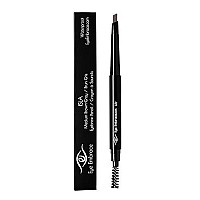 Eye Embrace Isla Medium Browngray Eyebrow Pencil Waterproof Doubleended Automatic Angled Tip Spoolie Brush Crueltyfree