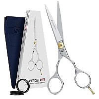 Suvorna 65 Hair Cutting Scissors For Professional Barber Hairdresser Hair Shears For Cutting Trimming Grooming Precis