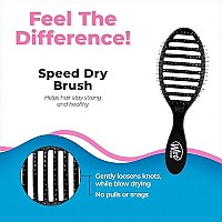 Wet Brush Speed Dry Hair Brush Gravel Terrain Textures Vented Design And Ultra Soft Heatflex Bristles Are Blow Dry Safe Wit