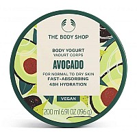 The Body Shop Avocado Body Yogurt Body Moisturizer For Healthy Glowing Skin Vegan 691Oz