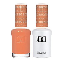 Dnd Gel Polish Set Orange Collection Uvled Gel Polish And Air Dry Nail Lacquer Matching Chipfree Polish Duo 802 Honeymoon