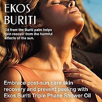 Natura Ekos Buriti Triple Phase Shower Oil Inshower Or Bath Body Oil Scented Bath Oil Skin Moisturizer Vegan Skin C