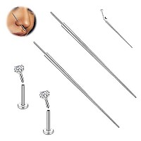 Bodyace G23 Titanium Threadless Piercing Taper 14G 16G 18G Piercing Taper Insertion Pin Body Piercing Stretching Kit Assistant