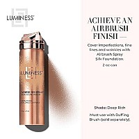 Luminess Silk Airbrush Spray Foundation Full Coverage Foundation Formula Hydrates Moisturizes With Hyaluronic Acid Aloe V