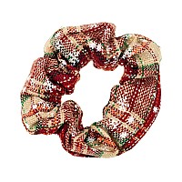 Scrunchies For Hair Christmas Styles Hair Scrunchies For Women Bandana Scrunchies 5Pcs Bandana Scrunchy Hair Ties Scrunchies