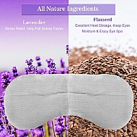 Cavoilu Sleep Mask Weighted Eye Mask For Sleeping Heated Cooling Eye Masks Moist Heat Lavender Reusable Warm Eye Mask With