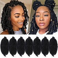 Marley Hair 10 Inch 7 Packs Pre Separated Springy Afro Twist Hair Marley Twist Braiding Hair For Faux Locs Crochet Hair Pre Fluf