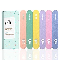 Zmoi Professional Mini Nail File 12 Count Pack Of 2 Stylish Practical Fingernail File For Natural And Acrylic Nails 100180