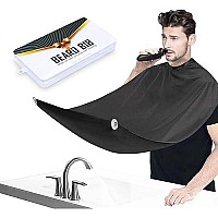 Beard Bib Beard Apron Beard Hair Catcher For Men Shaving Trimming Nonstick Waterproof Beard Cape Grooming Cloth