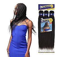 Sensationnel Ruwa Prestretched Braiding Hair 3X Ruwa 18Inch Water Repellent Kanekalon Fast Dry Synthetic Braid 3X Ruwa 18 In