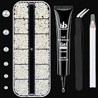 Nail Art Rhinestone Glue Gelflatback Gems Accessories Kit 1 Tube Of 15Ml Rhinestone Gel Glueuvled Needed1 Box Of Flatback