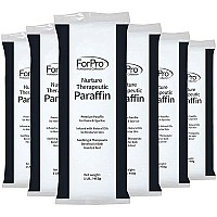 Forpro Professional Collection Nurture Paraffin Wax Refill Fragrance Free Six 1Pound Paraffin Blocks Nongreasy Moisturizin