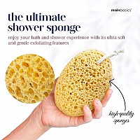 Mainbasics Bath Sponge Exfoliating Body Sponge Large Soft Shower Sponge Foam Loofah 2 Pack