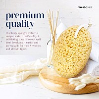 Mainbasics Bath Sponge Exfoliating Body Sponge Large Soft Shower Sponge Foam Loofah 2 Pack