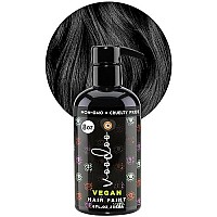 Voodoo Black Hair Dye Mystery Black 8 Oz Vegan Crueltyfree Black Hair Dye Ammonia Sulfate Parabenfree Vivid Bri