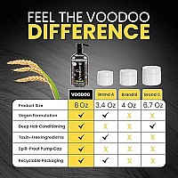 Voodoo Black Hair Dye Mystery Black 8 Oz Vegan Crueltyfree Black Hair Dye Ammonia Sulfate Parabenfree Vivid Bri