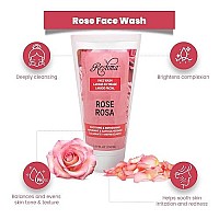 Reshma Beauty Rose Face Wash Cleanser For All Skin Types Dull Skin Glowing Skin And Deep Cleanser For Reviving Noursihing R