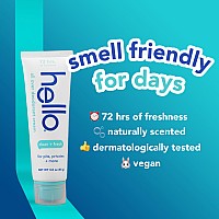 Hello Clean Fresh All Over Whole Body Deodorant Cream For Women And Men Aluminum Free Safe For Sensitive Skin Pits Private