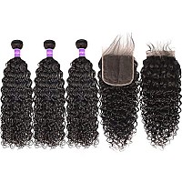 Bundles With Closure Huamn Hair14 16 1812