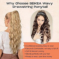 Seikea 26 Highlight Drawstring Ponytail Extension