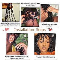 Passion Twist Crochet Hair For Black Women 12 Inch Passion Twist Hair For Butterfly Locs 2 Pack Water Wave Crochet Hair Curly Cr