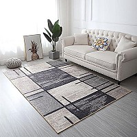 Generic Soft Fluffy Fiber Rug 150x240cm Vintage Modern Style