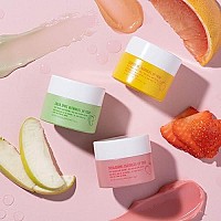 W7 Sweet Dreams Overnight Lip Mask Trio Strawberry Apple Grapefruit Flavor 3 Pack Vitamin E Aloe Vera And Grape Seed Oil