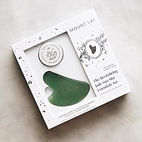 Mount Lai The Revitalizing Jade Gua Sha Essentials Bundle For Antiaging Holiday Gua Sha Set Facial Balm Gua Sha Kit